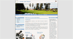 Desktop Screenshot of juniorgolfworld.co.uk